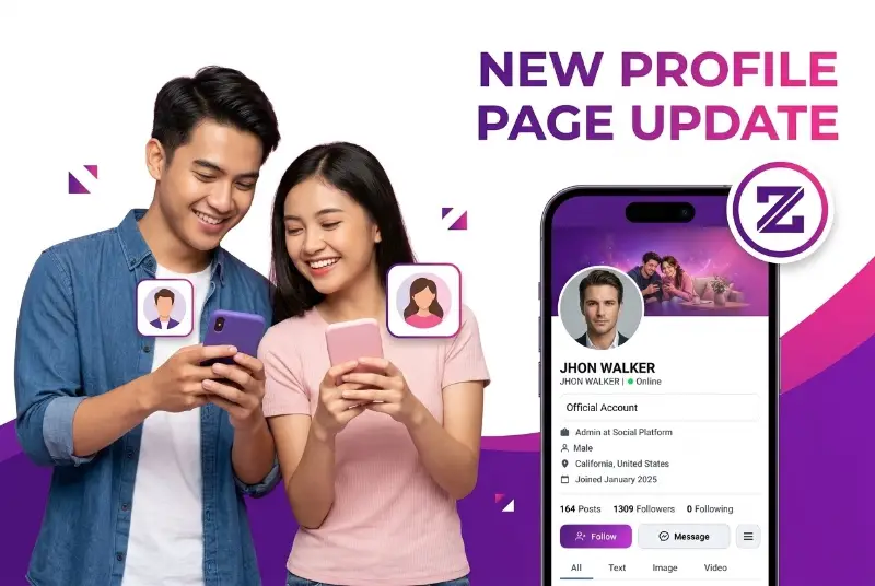 Pembaruan Tampilan Halaman Profil Zoyalink