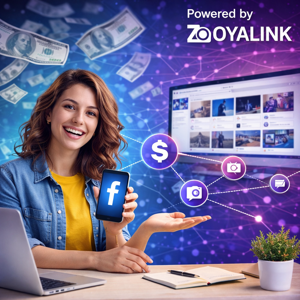 How to Use Facebook to Generate Income Through ZOYALINK