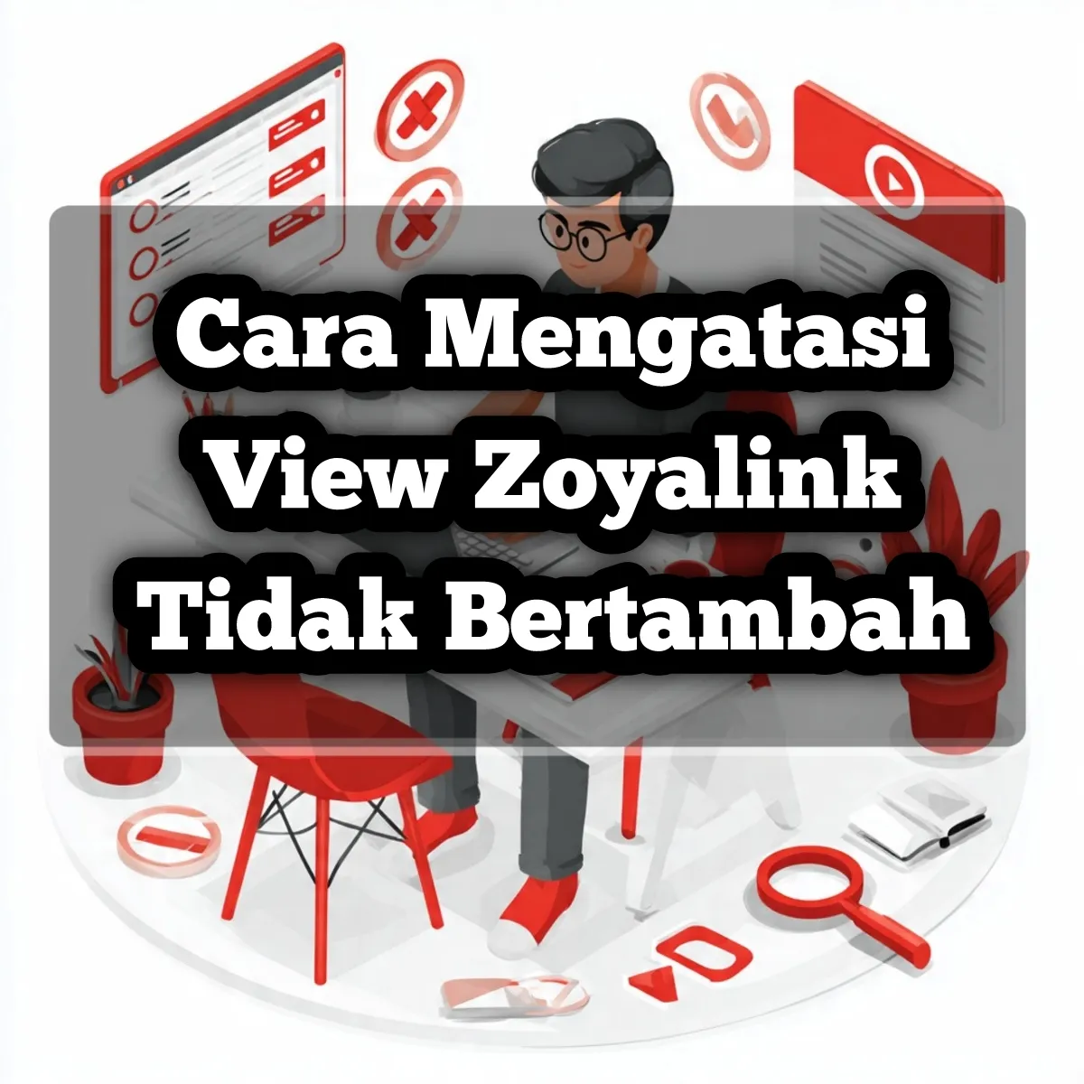Cara Mengatasi View Zoyalink Tidak Bertambah