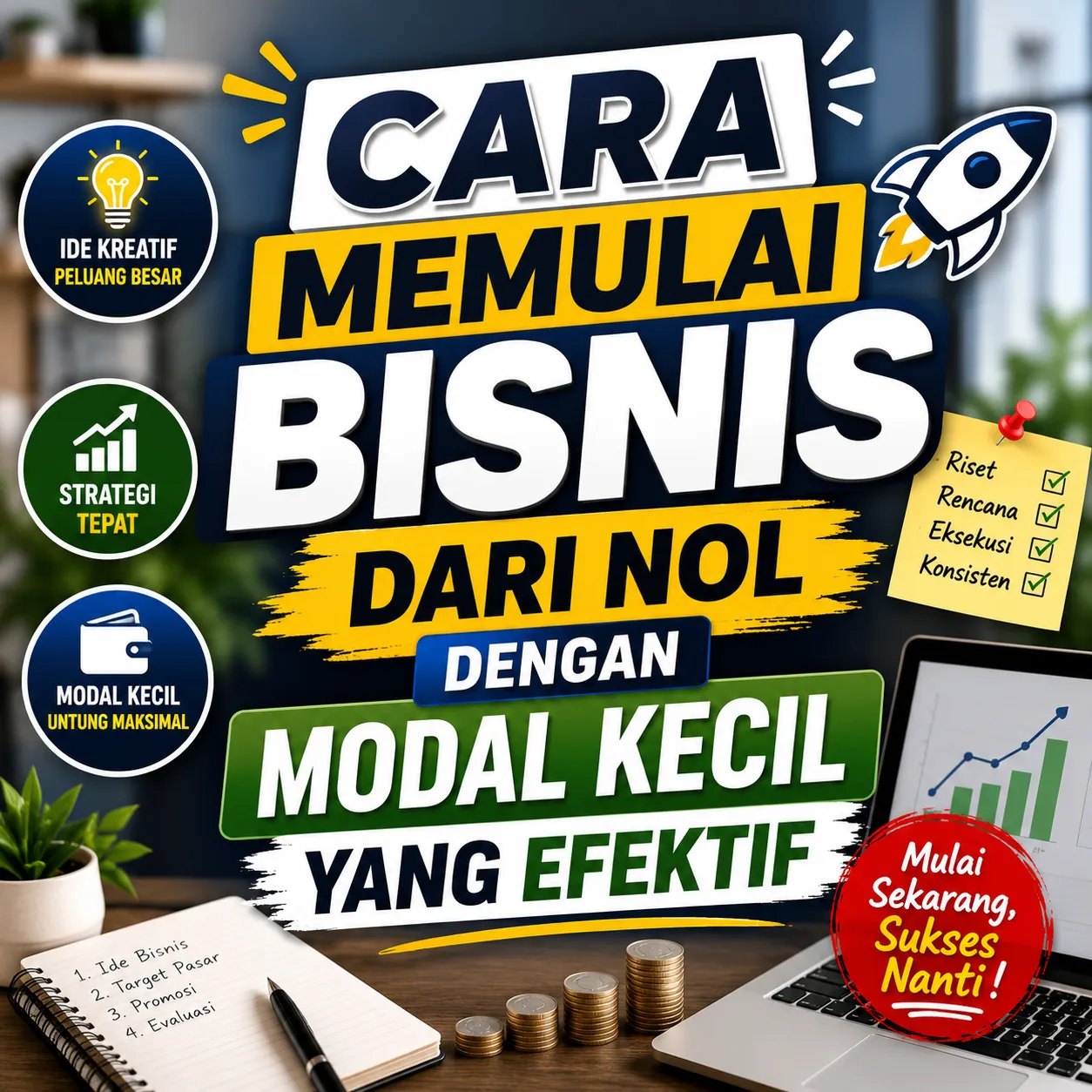 Cara Memulai Bisnis dari Nol dengan Modal Kecil yang Efektif