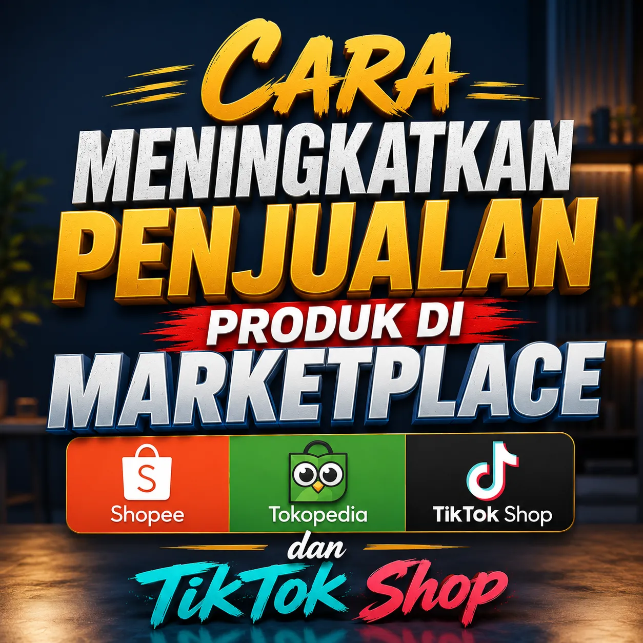 Cara Meningkatkan Penjualan Produk di Marketplace (Shopee, Tokopedia, dan TikTok Shop)