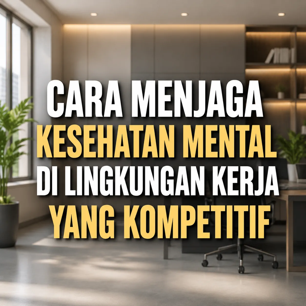 Cara Menjaga Kesehatan Mental di Lingkungan Kerja yang Kompetitif