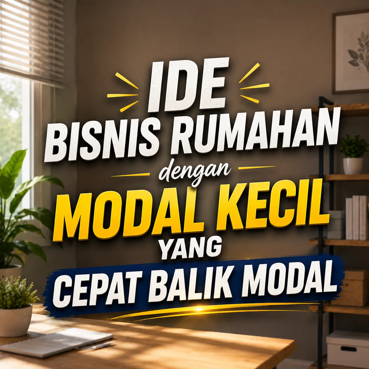 Ide Bisnis Rumahan dengan Modal Kecil yang Cepat Balik Modal