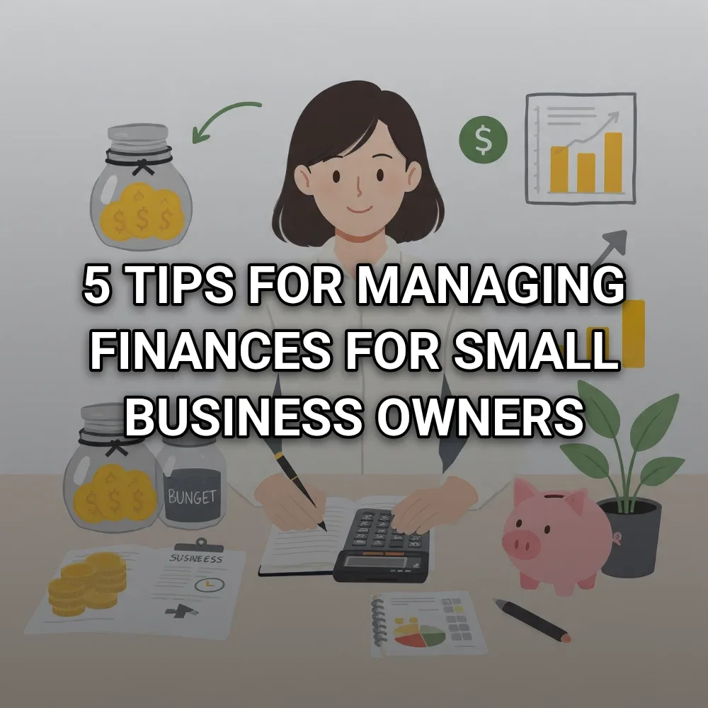 5 Tips for Managing Finances for Small Business Owners