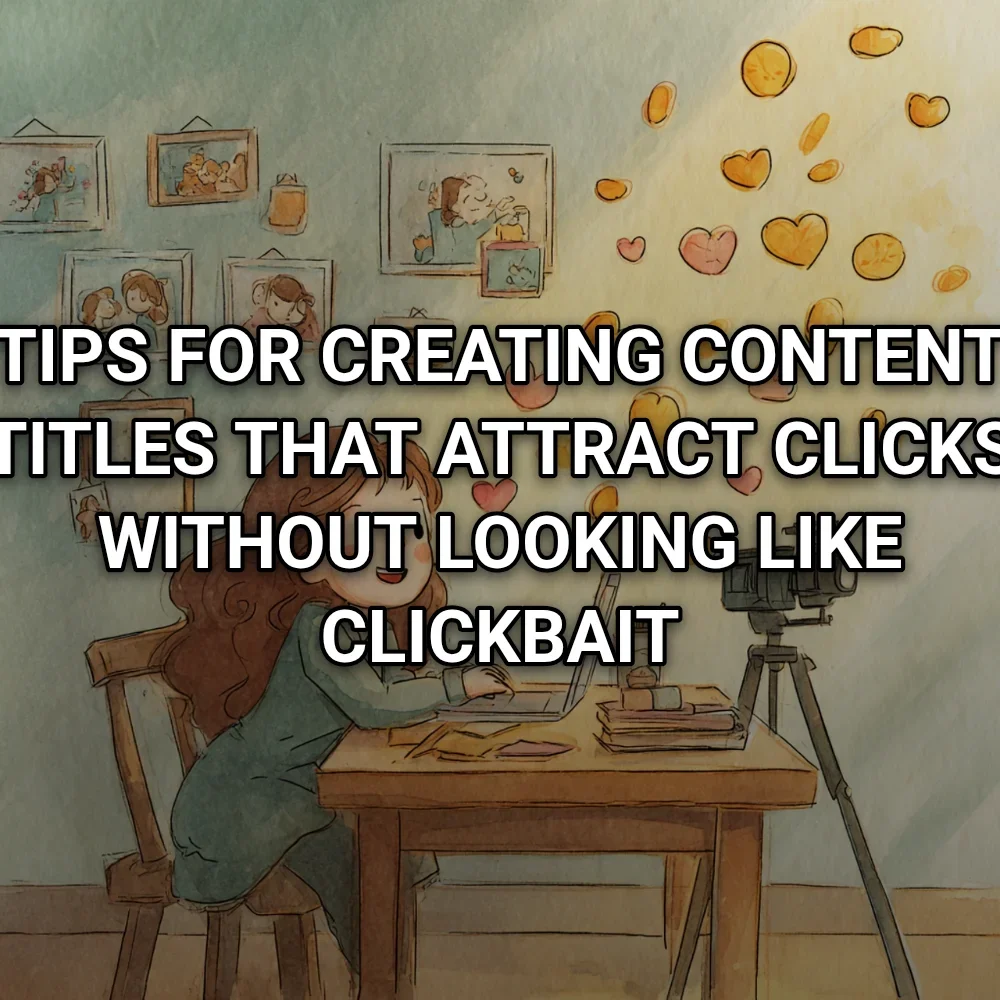 Tips for creating content titles that attract clicks without looking like clickbait