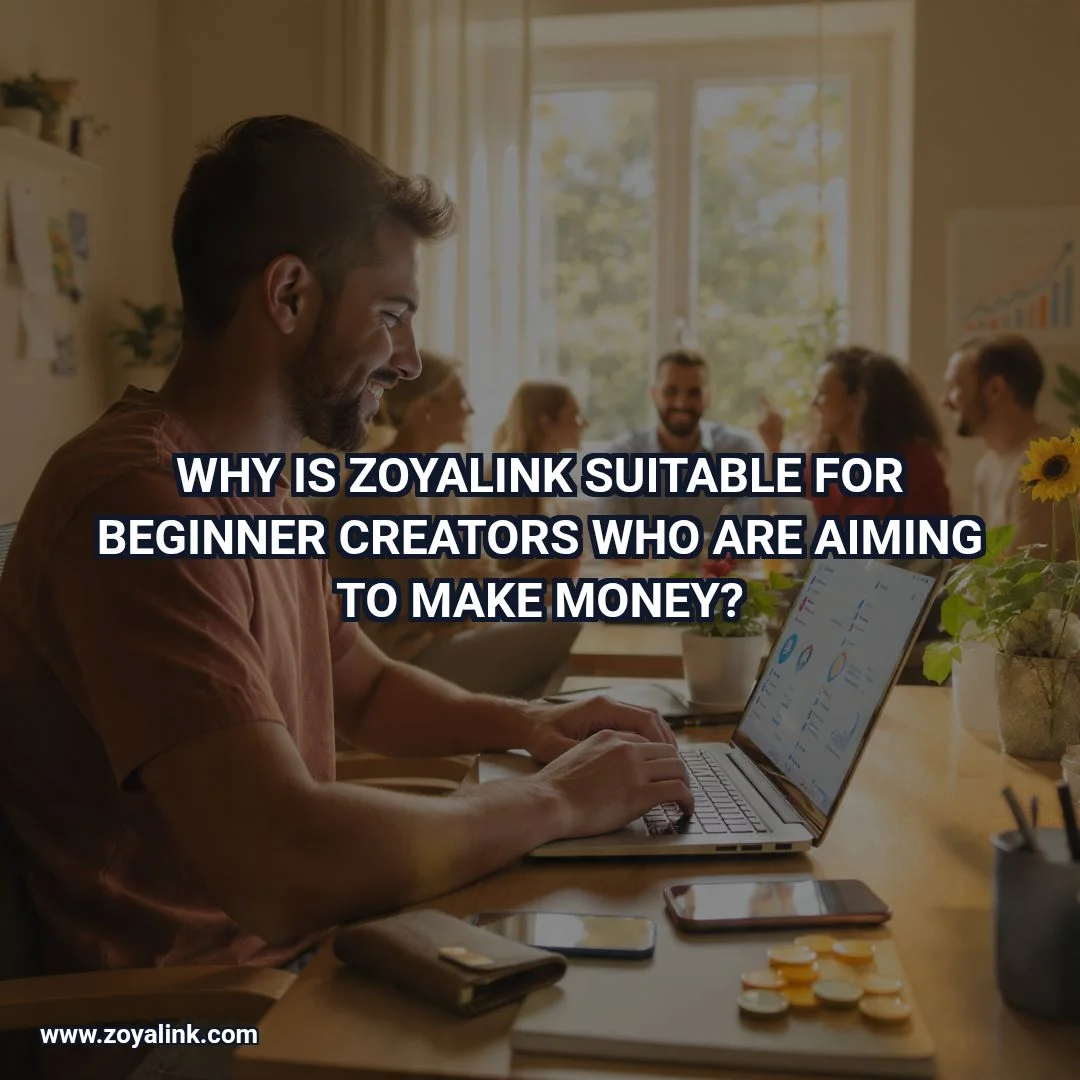 Why is Zoyalink suitable for beginner creators who are aiming to make money?