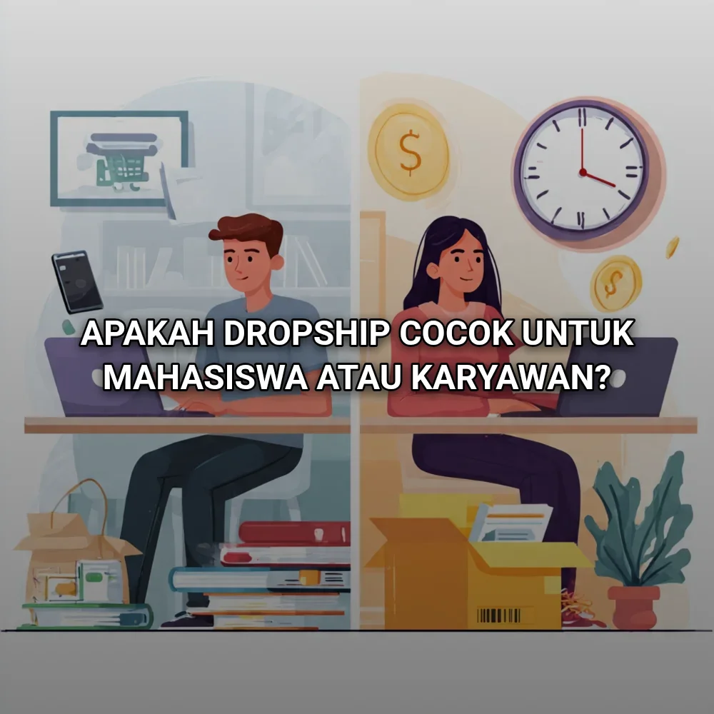 Apakah dropship cocok untuk mahasiswa atau karyawan?