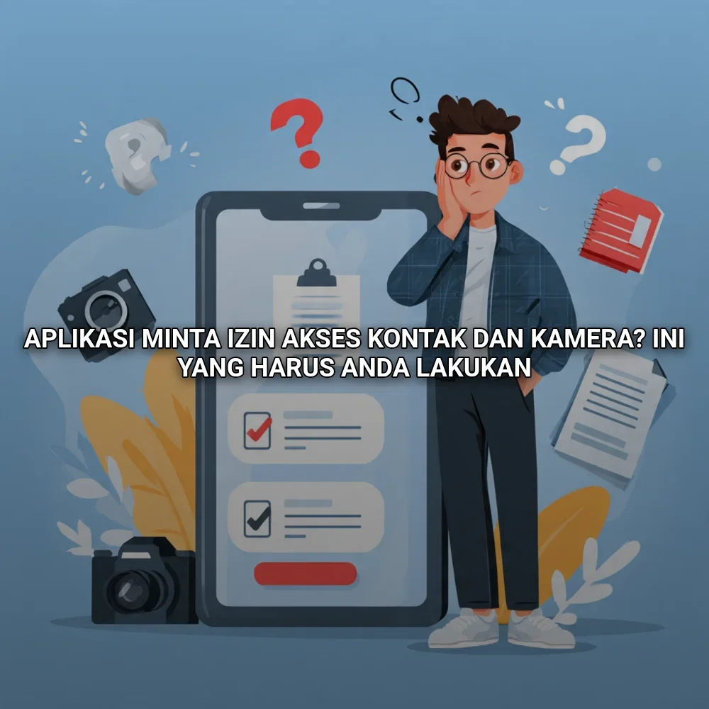 Aplikasi Minta Izin Akses Kontak dan Kamera? Ini yang Harus Anda Lakukan