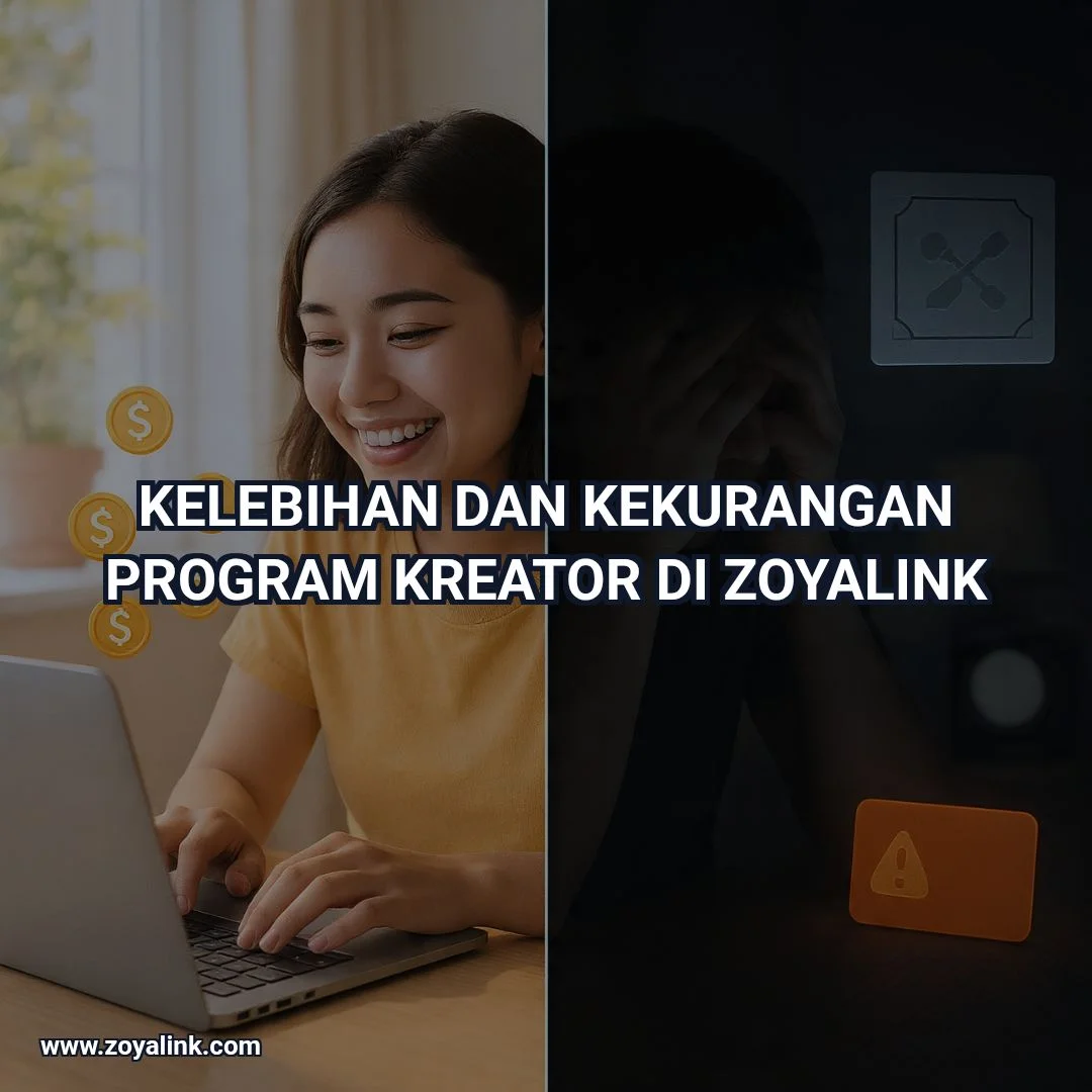 Kelebihan dan Kekurangan Program Kreator di Zoyalink