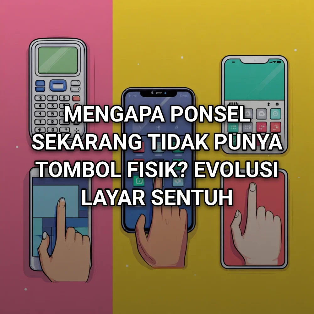 Mengapa Ponsel Sekarang Tidak Punya Tombol Fisik? Evolusi Layar Sentuh