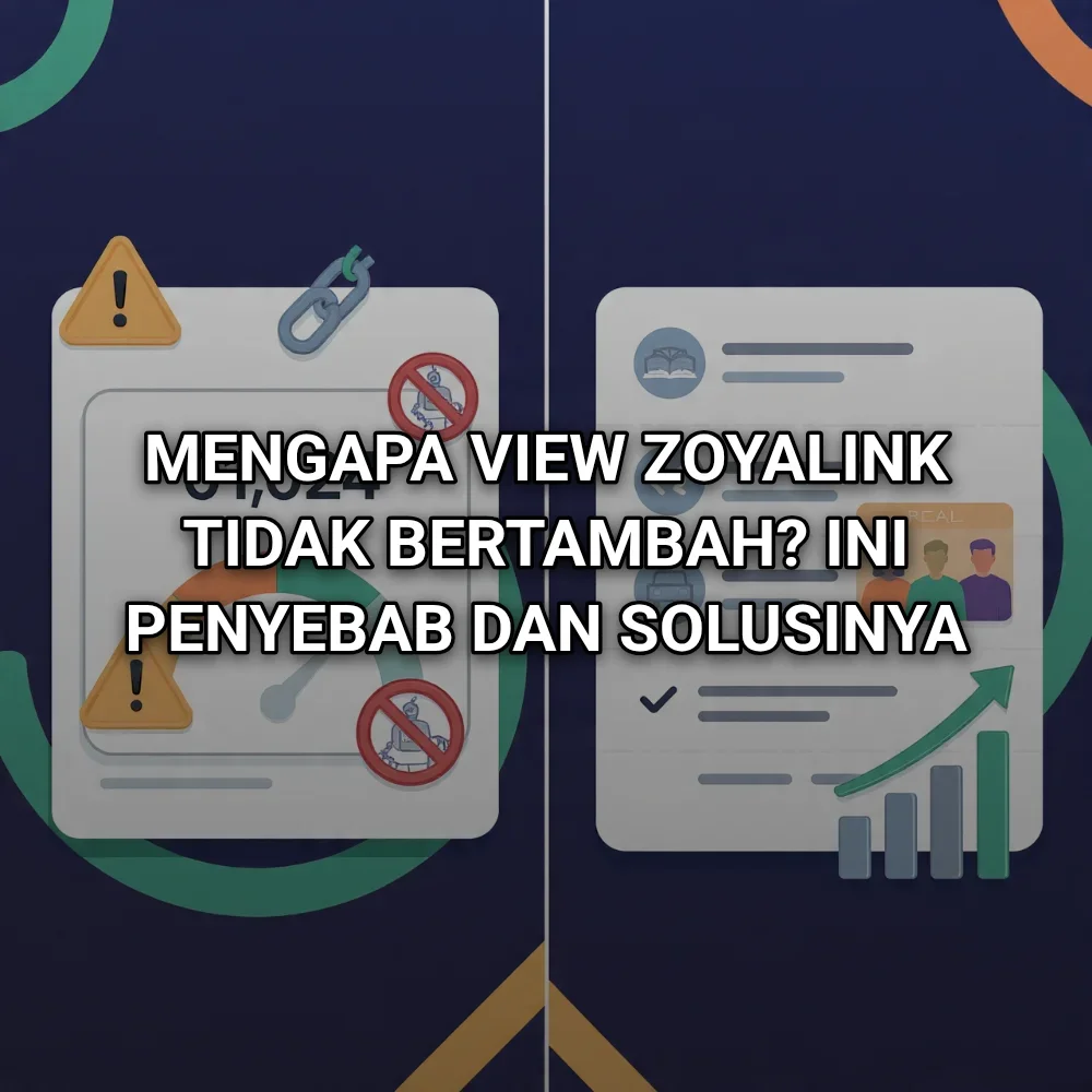 Mengapa View Zoyalink Tidak Bertambah? Ini Penyebab dan Solusinya
