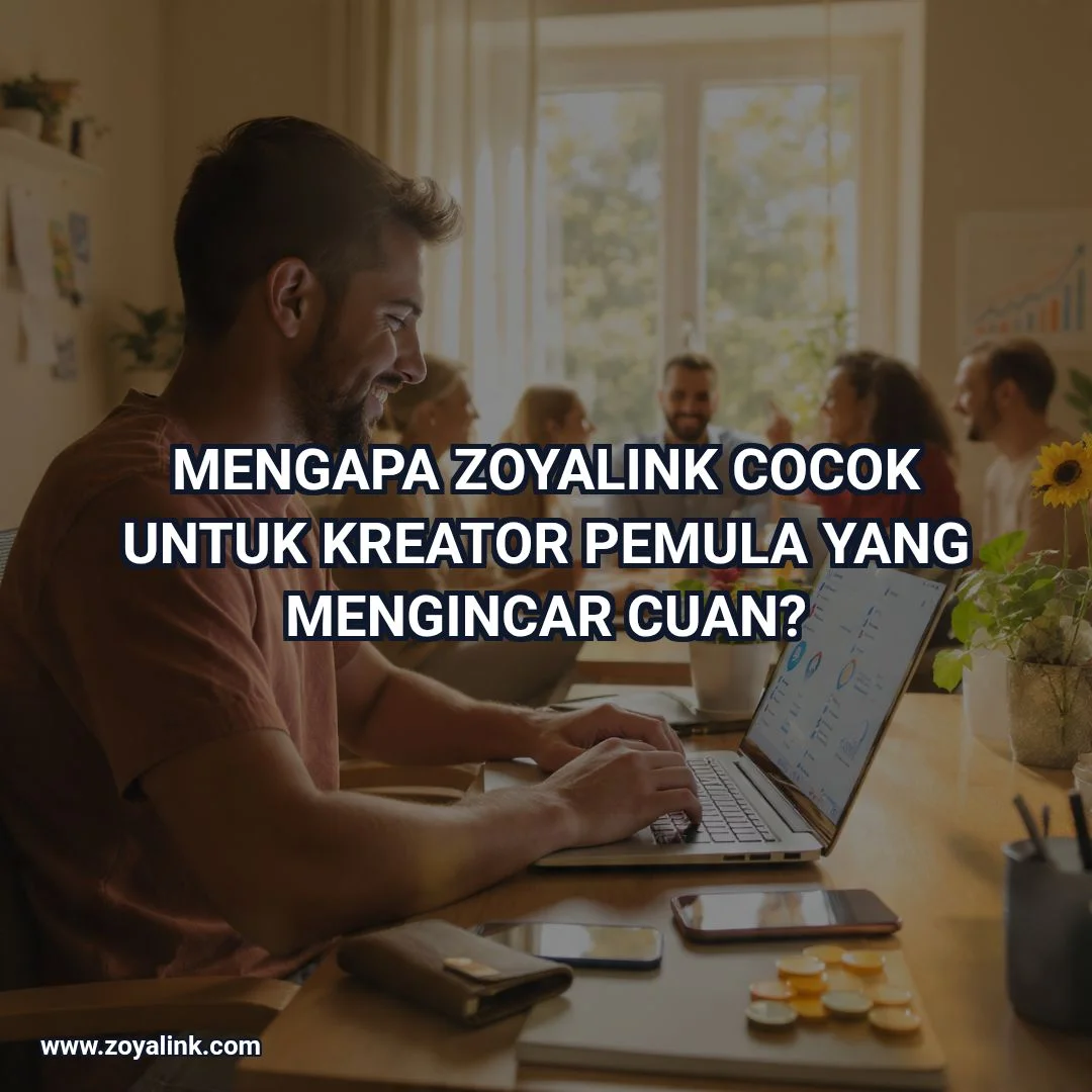 Mengapa Zoyalink Cocok untuk Kreator Pemula yang Mengincar Cuan?