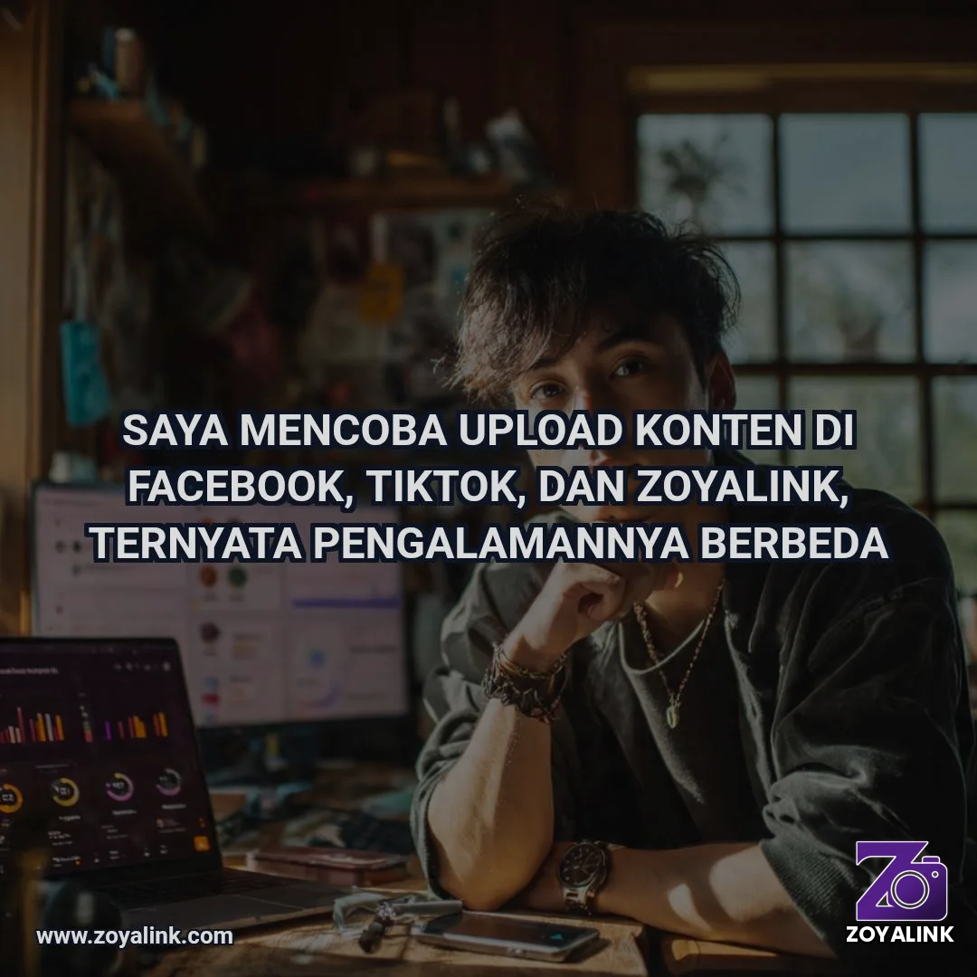 Saya Mencoba Upload Konten di Facebook, TikTok, dan Zoyalink, Ternyata Pengalamannya Berbeda