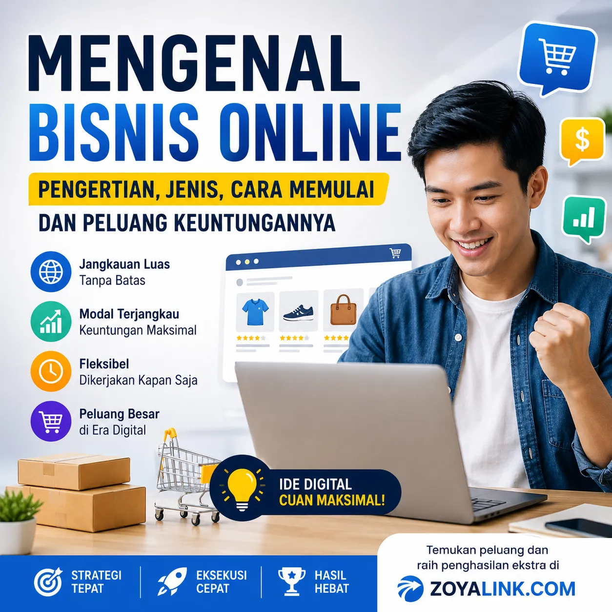 Mengenal Bisnis Online: Pengertian, Jenis, Cara Memulai, dan Peluang Keuntungannya