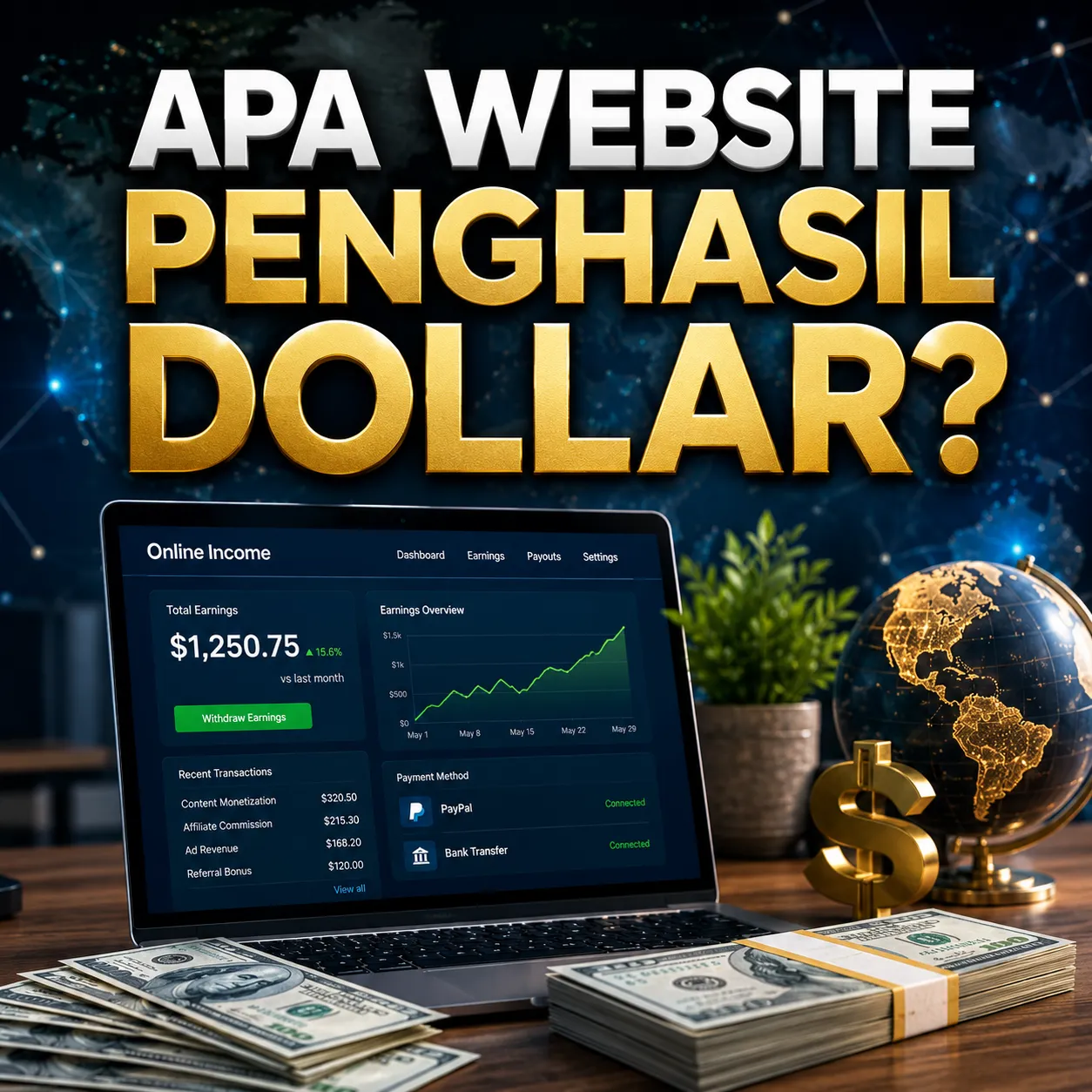 Apa Website Penghasil Dollar? Website Penghasil Uang Dollar Terpercaya untuk Pemula