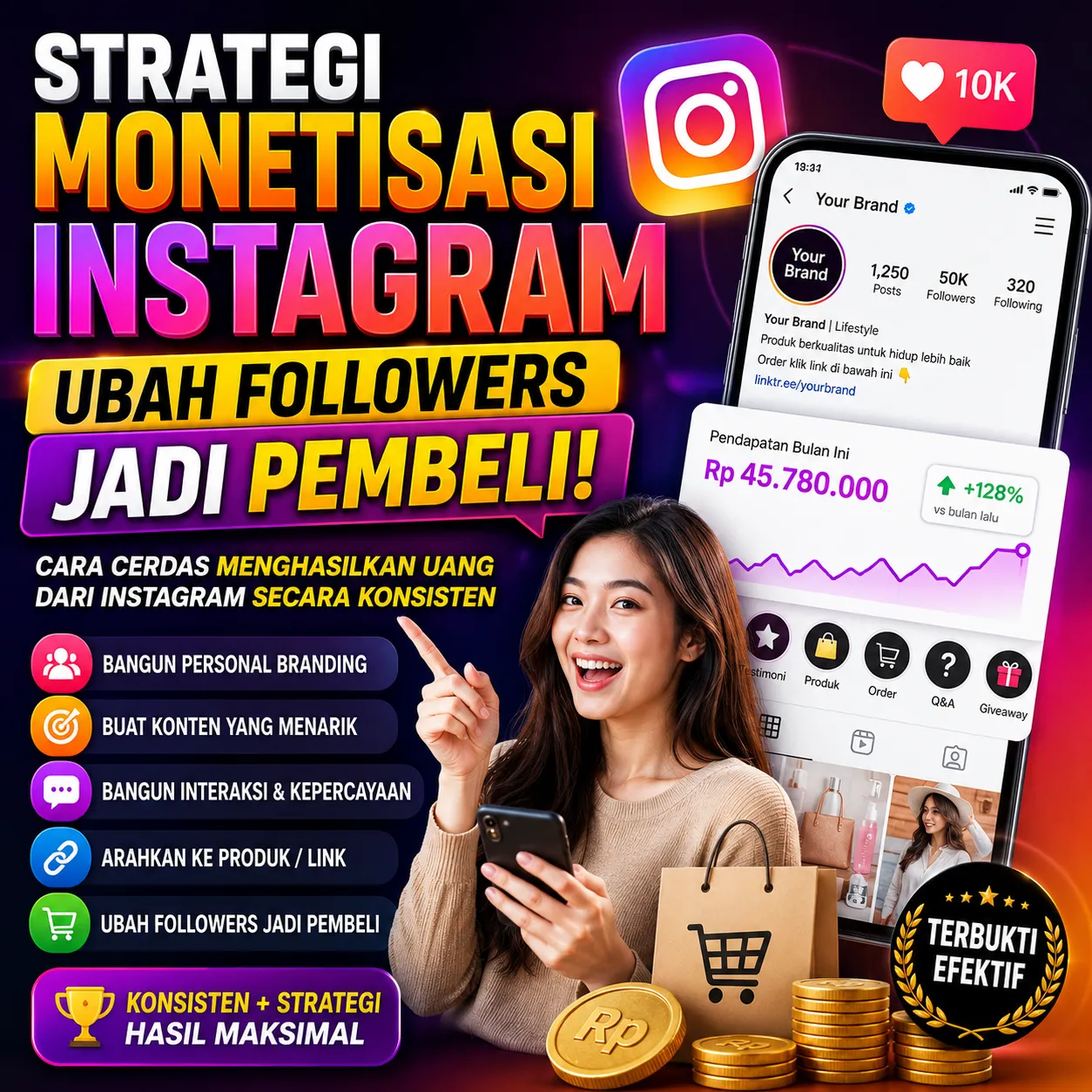 Strategi Monetisasi Instagram: Cara Mengubah Followers Menjadi Pembeli dan Meningkatkan Penjualan