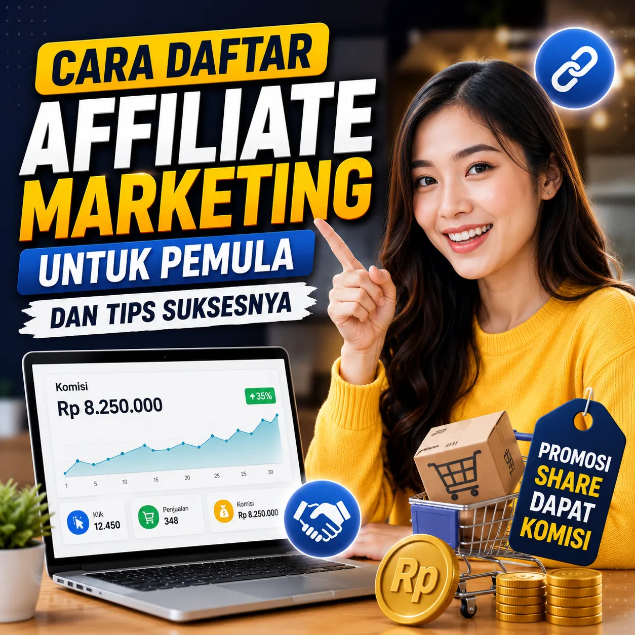 Cara Daftar Affiliate Marketing untuk Pemula dan Tips Sukses Menghasilkan Komisi Secara Konsisten