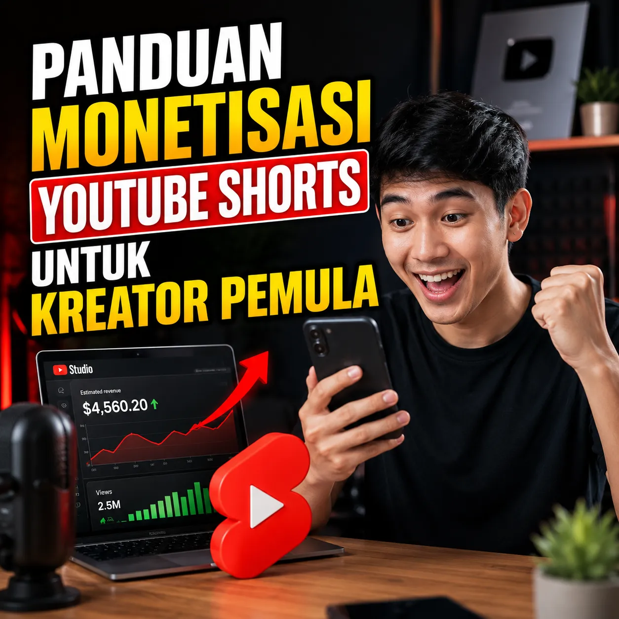 Panduan Monetisasi YouTube Shorts untuk Kreator Pemula: Cara Menghasilkan Uang dari Video Pendek di YouTube