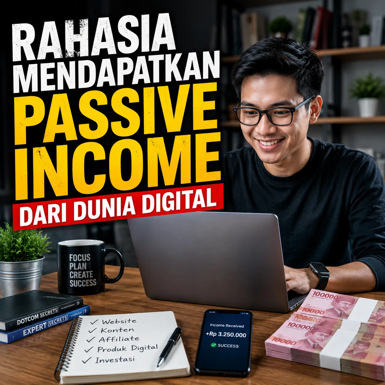 Rahasia Mendapatkan Passive Income dari Dunia Digital: Strategi Membangun Penghasilan Jangka Panjang dari Internet