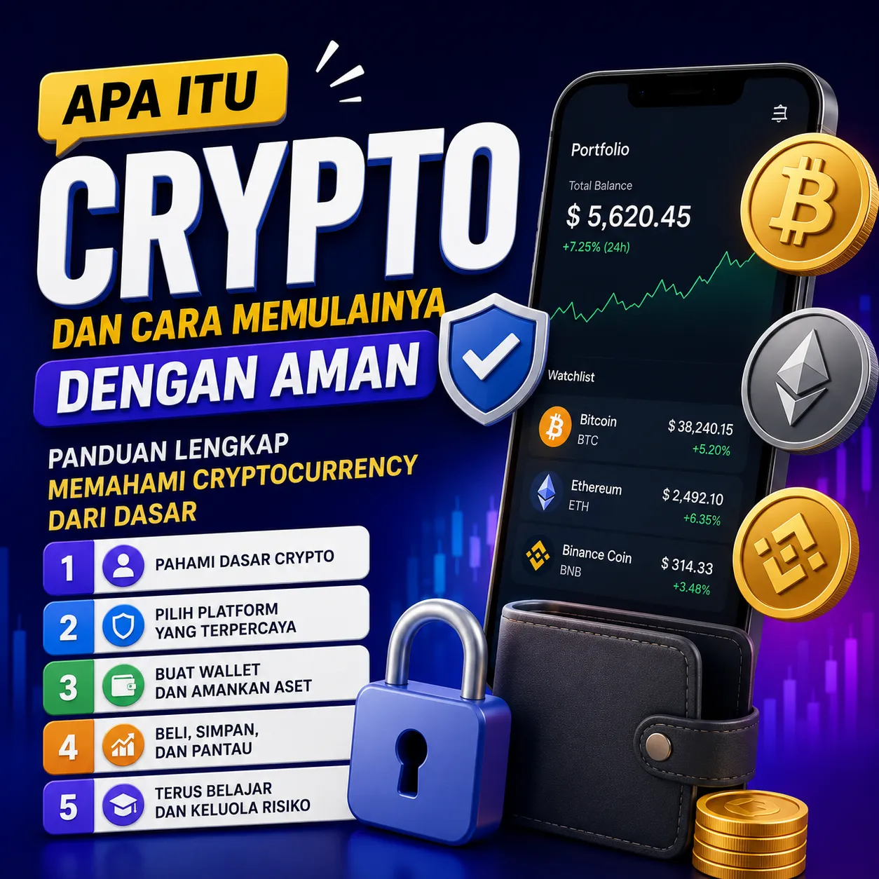 Apa Itu Crypto dan Cara Memulainya dengan Aman untuk Pemula: Panduan Lengkap Memahami Cryptocurrency dari Dasar