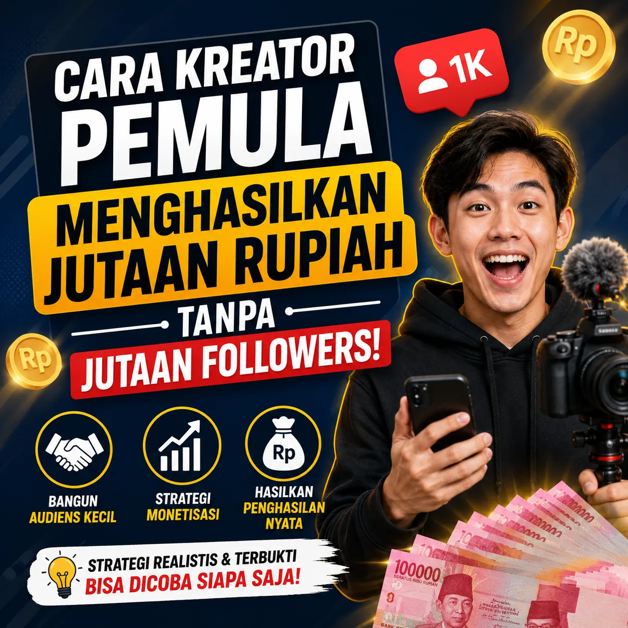 Cara Kreator Mikro Menghasilkan Jutaan Rupiah Tanpa Jutaan Followers