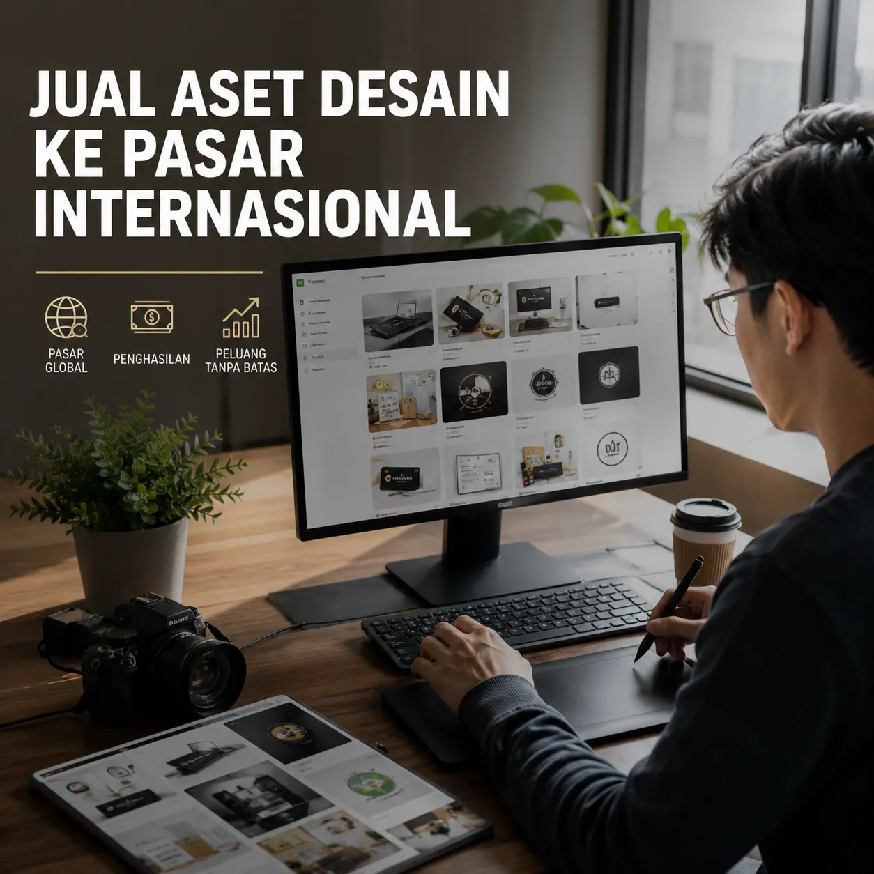 Cara Menjual Aset Desain & Gambar di Platform Internasional Agar Dilirik Pembeli Luar Negeri