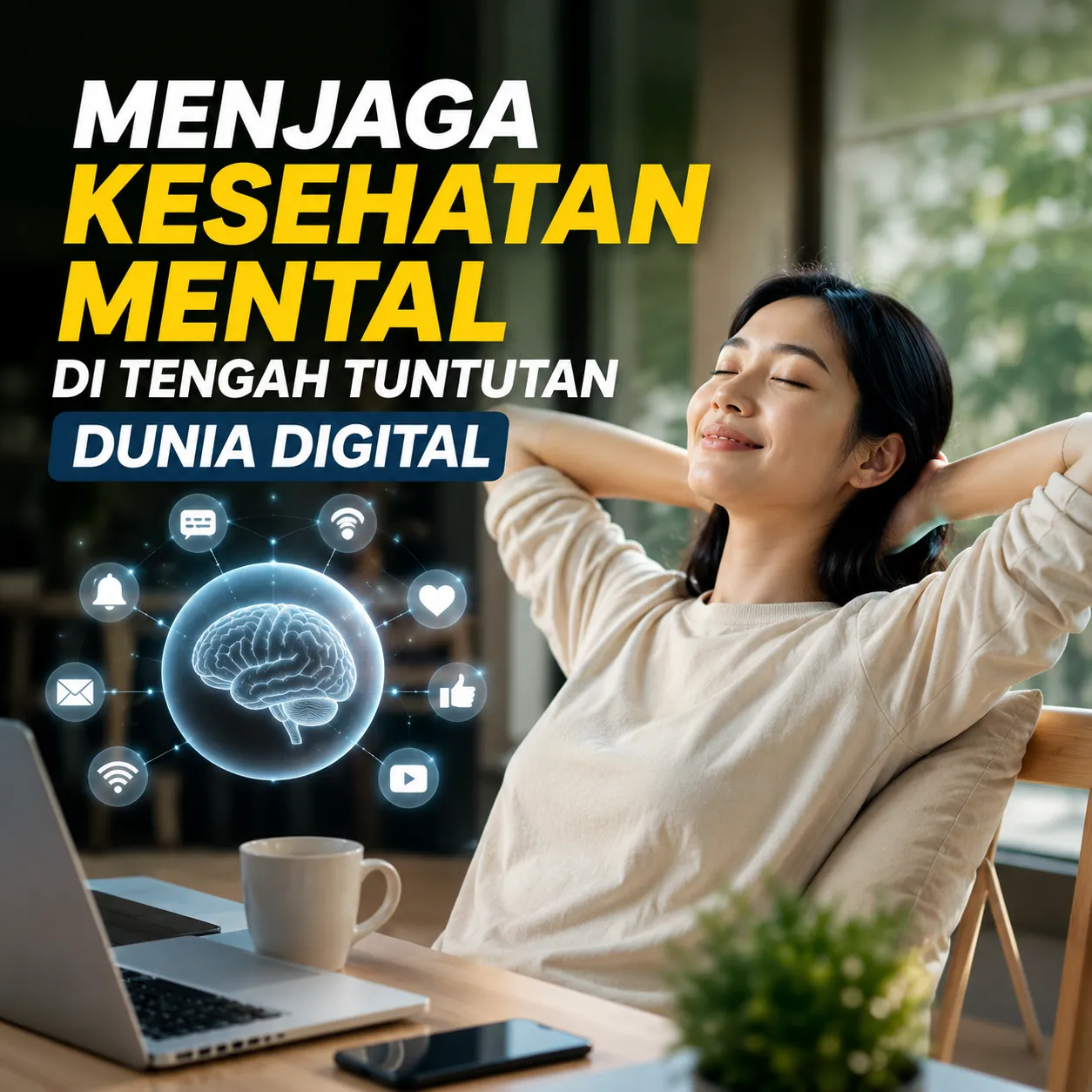 Cara Menjaga Kesehatan Mental di Tengah Tuntutan Dunia Digital