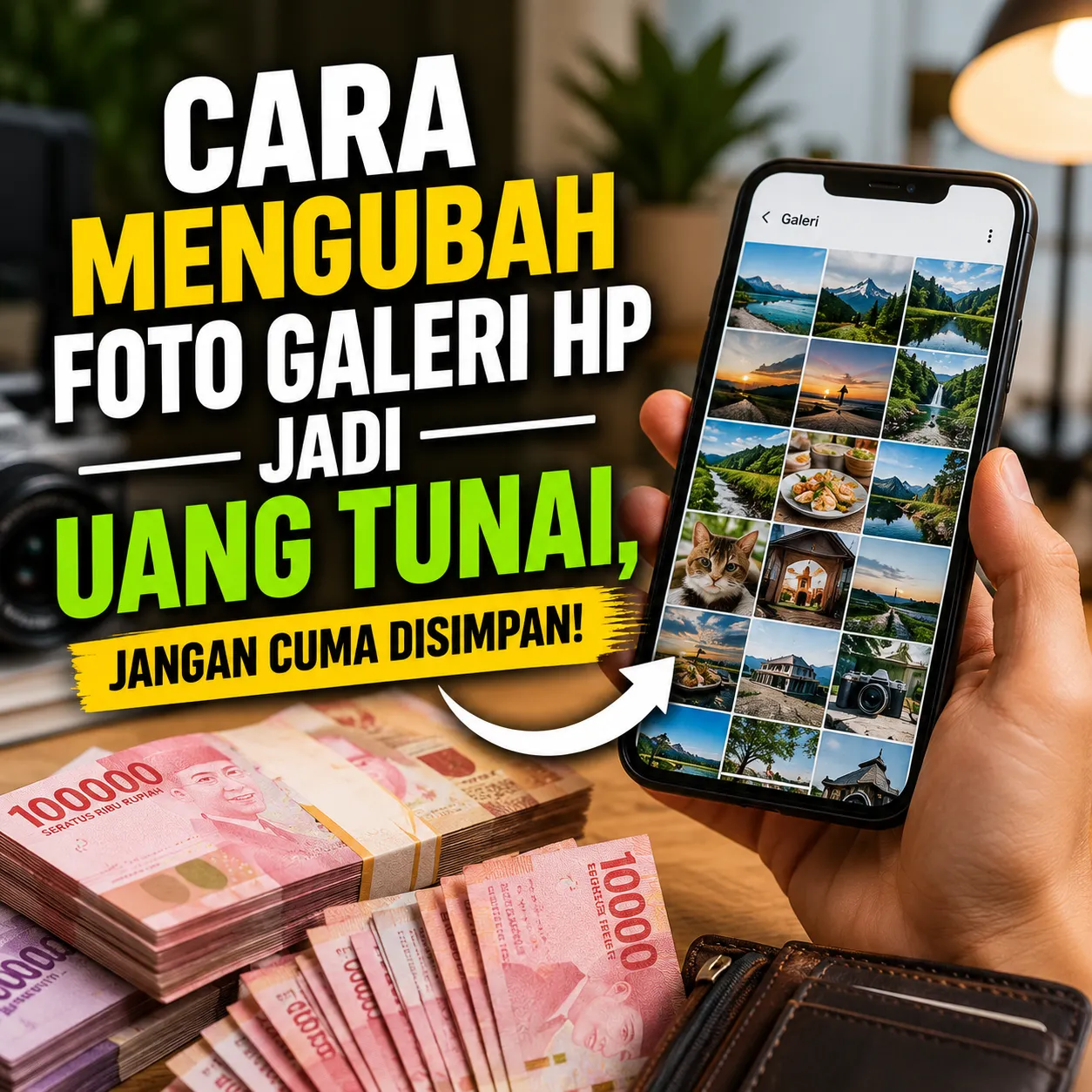 Cara Mengubah Foto Galeri HP Jadi Uang Tunai, Jangan Cuma Disimpan!