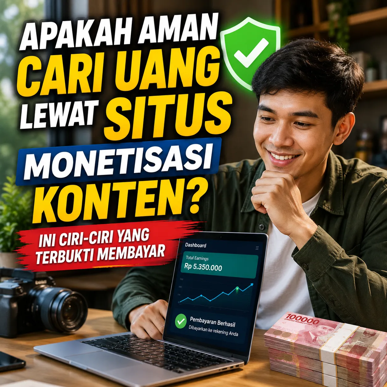 Apakah Aman Cari Uang Lewat Situs Monetisasi Konten? Ini Ciri-Ciri yang Terbukti Membayar