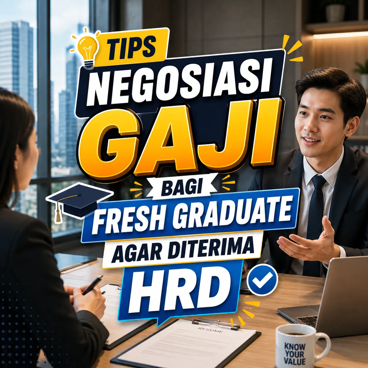 Tips Negosiasi Gaji bagi Fresh Graduate agar Diterima HRD
