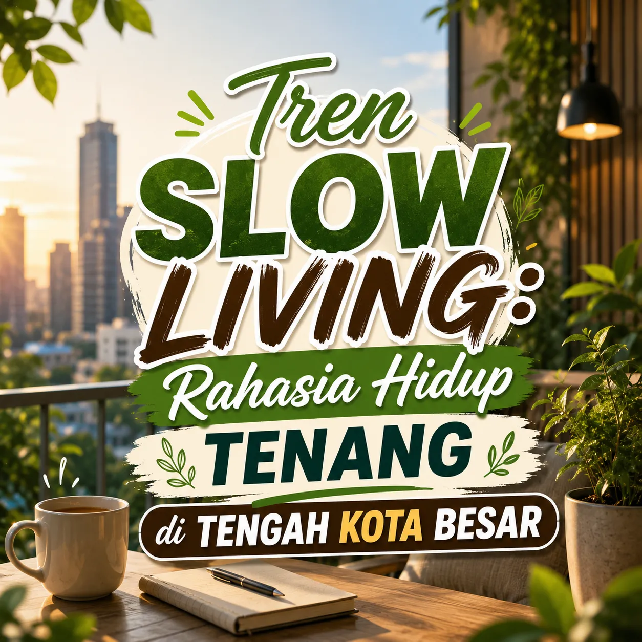 Tren Slow Living: Rahasia Hidup Tenang di Tengah Kota Besar